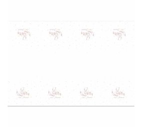 Eid Mubarak Rose Goud Tafelkleed 120x180cm | per stuk Eid Mubarak Rose Goud Tafelkleed 120x180cm | per stuk