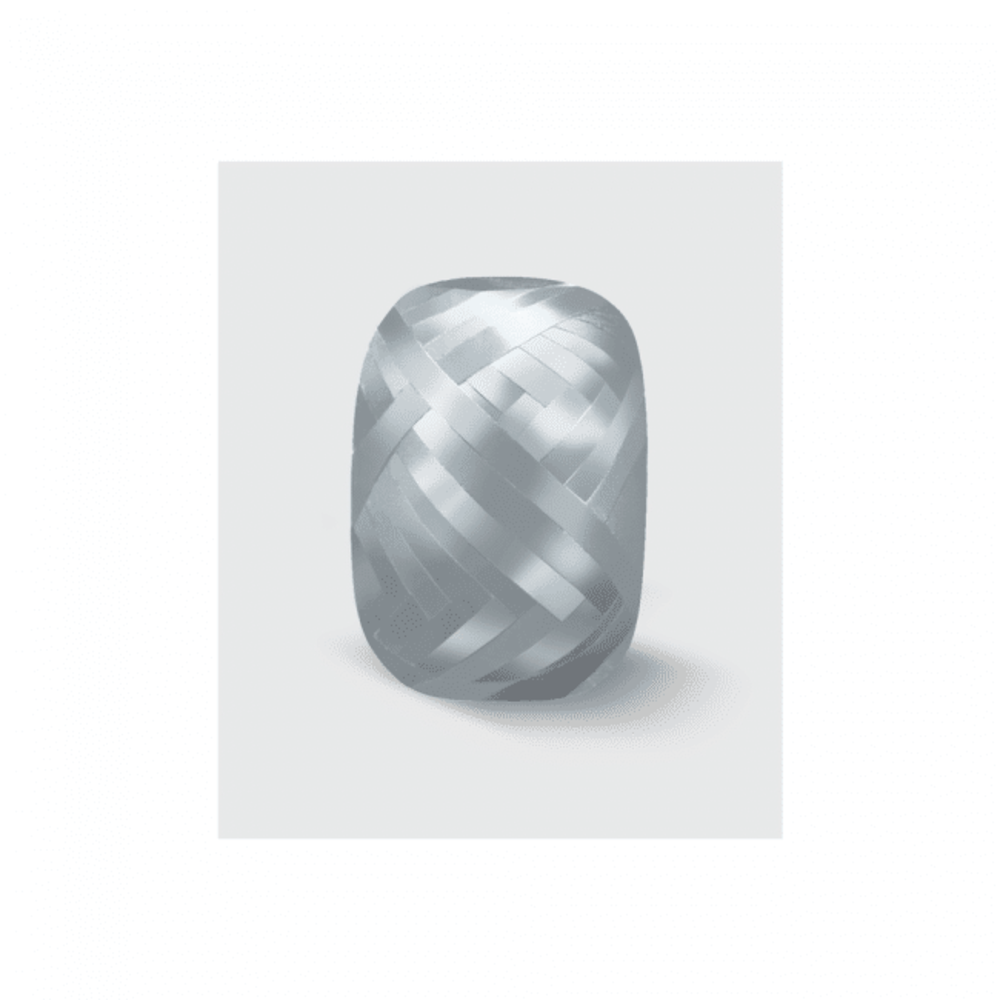 WeFiesta Rolle Silberband | 20 Meter x 5 mm