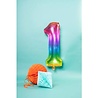 Folat Helium balloon Yummy Gummy rainbow number 1 | 81cm Folat Helium balloon Yummy Gummy rainbow number 1 | 81cm