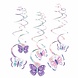 Hanging Decoration Swirls Butterflies 61cm | 6 pieces Hanging Decoration Swirls Butterflies 61cm | 6 pieces