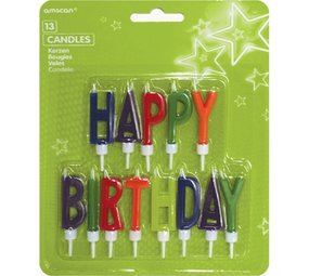 Riethmüller Happy Birthday Cake Candles 5.5cm | 13-piece