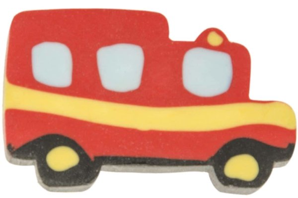 LG Imports Fire Truck Car Eraser 4cm | 12 pieces