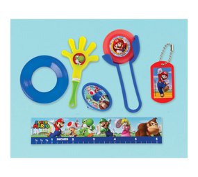Amscan Super Mario Uitdeelspeeltjes | 48-delig Amscan Super Mario Uitdeelspeeltjes | 48-delig