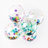 Mehrfarbige Konfetti-Ballons | 6 Stück Mehrfarbige Konfetti-Ballons | 6 Stück