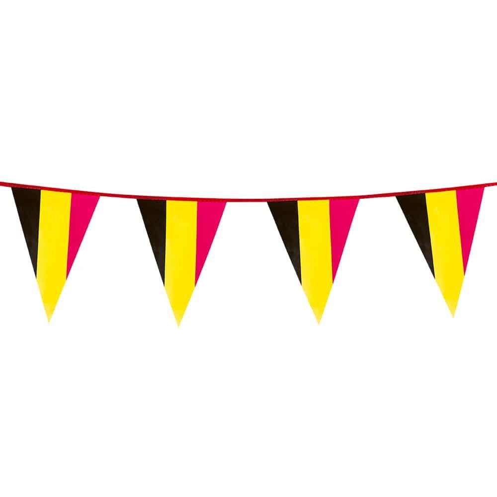 Folat Belgische Flaggenwimpelkette | 10 Meter