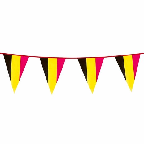 Folat Belgische Flaggenwimpelkette | 10 Meter