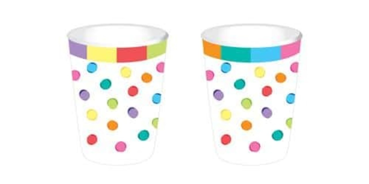 Haza - Witbaard Festliche Farben Becher 250 ml | 8 Stück