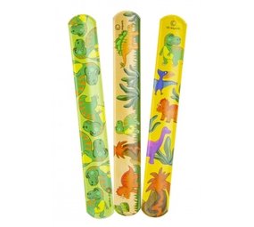 LG Imports Dinosaurier-Schnapparmband 20 cm | 12 Stück