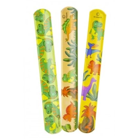 LG Imports Bracelet à pression dinosaure 20 cm | 12 pièces