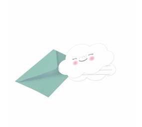 Riethmüller Rainbow & Cloud Invitations 9x12.5cm | 8 pieces