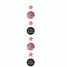 Paper Dreams Hanging decoration Cheers to 16 years rose gold/black | per piece Paper Dreams Hanging decoration Cheers to 16 years rose gold/black | per piece