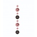 Paper Dreams Hanging decoration Cheers to 21 years rose gold/black | per piece