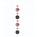 Paper Dreams Hanging decoration Cheers to 50 years rose gold/black | per piece