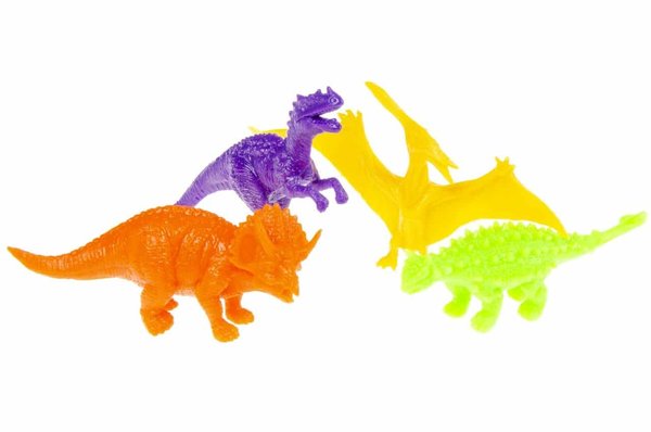 LG Imports Dinosaurier-Spielzeug 8-10 cm | 4 Stück