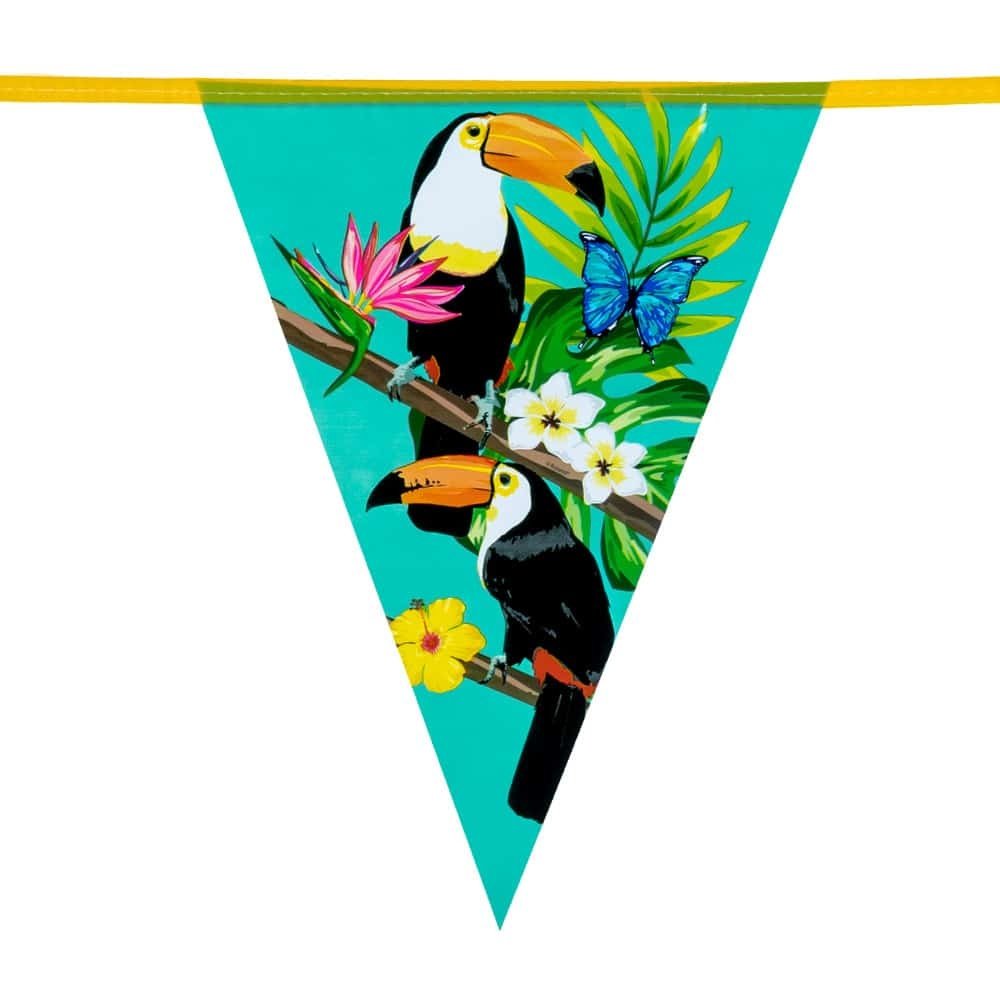 Boland Hawaii-Tukan-Flaggengirlande | 6 m.