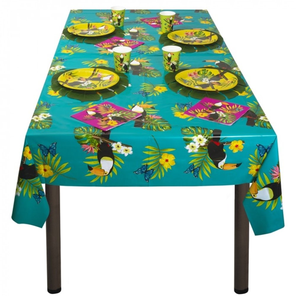 Boland Tafelkleed Hawaii Toekan 130x180cm | per stuk Boland Tafelkleed Hawaii Toekan 130x180cm | per stuk