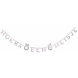 Haza - Witbaard Miffy Letter Garland "Hooray a Girl" 210cm | per piece