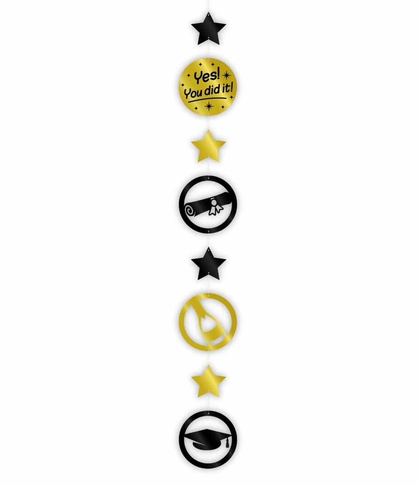 Paper Dreams Geslaagd Hangdecoratie Slinger You did it! | 120x14cm Paper Dreams Geslaagd Hangdecoratie Slinger You did it! | 120x14cm