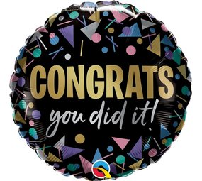 Paper Dreams Helium ballon Congrats you did it! | 46cm