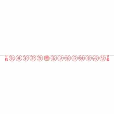 Creative Converting Happy Birthday Twinkle Toes Wimpelgirlande | 180 cm