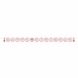 Creative Converting Happy Birthday Twinkle Toes Wimpelgirlande | 180 cm