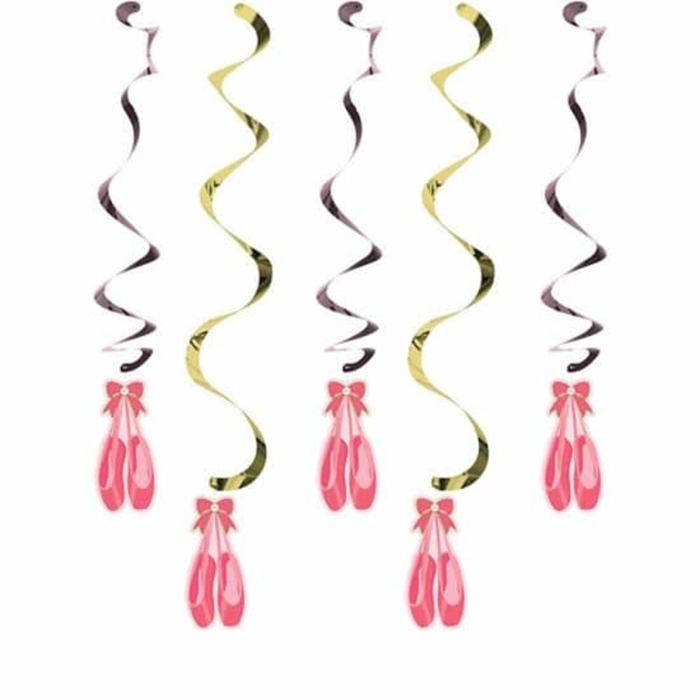 Creative Converting Décoration suspendue « Petits orteils de ballerine » | 5 pièces