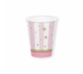 Creative Converting Bekers twinkle toes Ballet 265ml | 8 stuks Creative Converting Bekers twinkle toes Ballet 265ml | 8 stuks