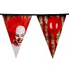 Boland Gruselige Clown-Girlande für Halloween, 6 Meter | pro Stück Boland Gruselige Clown-Girlande für Halloween, 6 Meter | pro Stück