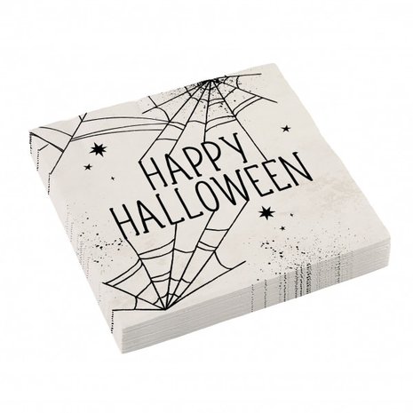 Serviettes de table Joyeux Halloween | 16 pièces
