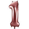 Folat Folienballon Nummer 1 Bronze | 86 cm Folat Folienballon Nummer 1 Bronze | 86 cm