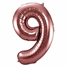 Folat Folienballon Nummer 9 Bronze | 86 cm Folat Folienballon Nummer 9 Bronze | 86 cm