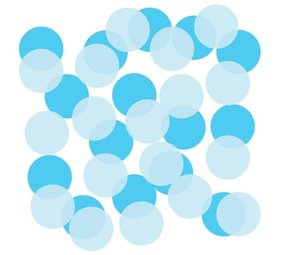 Riethmüller Confettis XL La Grande Révélation Bleue - 22 g