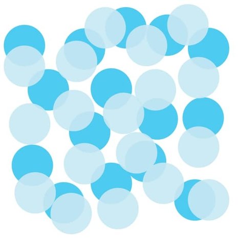 Riethmüller XL confetti The Big Reveal Blue - 22gr Riethmüller XL confetti The Big Reveal Blue - 22gr