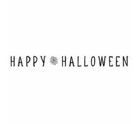 Riethmüller Halloween Letter Garland with Spiderweb 180x15cm | per piece