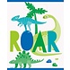 Unique Party Dinosaur Party Bags Blue & Green 23x18cm | 8 pieces