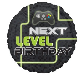 Ballon à l'hélium Next Level Game vide | 45 cm