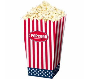 Folat Plateau à popcorn 10,5 x 10,5 x 16 cm | 4 pièces