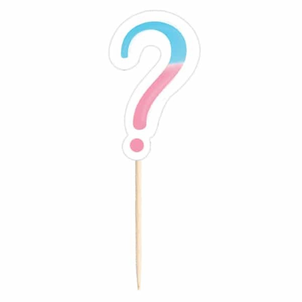 Amscan Gender-Reveal-Party-Picks 9 cm | 24 Stück