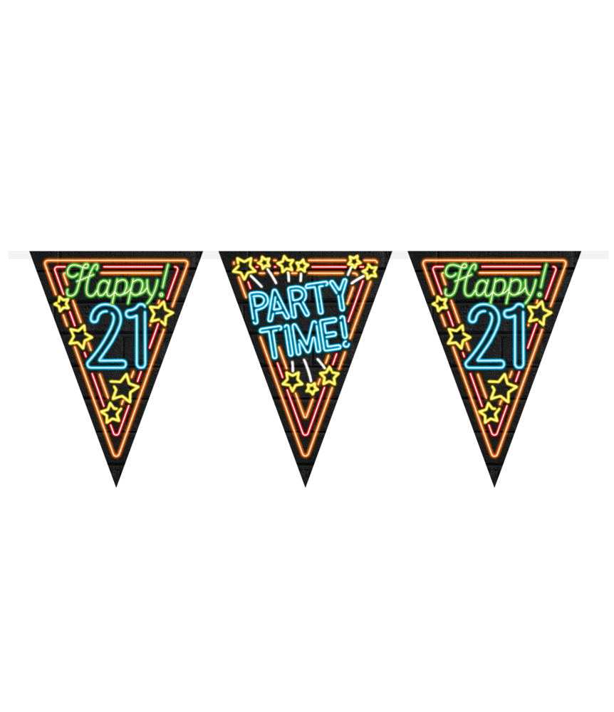 Paper Dreams Slinger 21 jaar Neon | 10mtr Paper Dreams Slinger 21 jaar Neon | 10mtr
