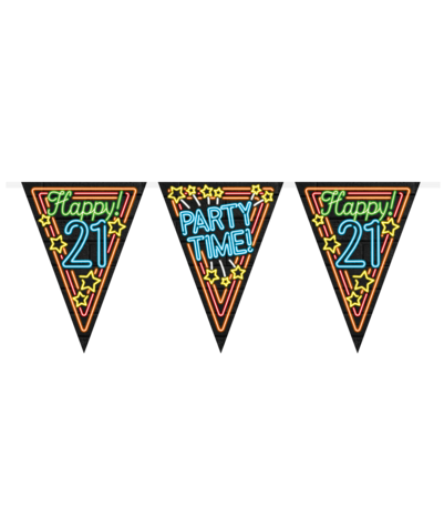 Paper Dreams Slinger 21 jaar Neon | 10mtr Paper Dreams Slinger 21 jaar Neon | 10mtr