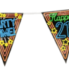 Paper Dreams Neon-Girlande „21 Jahre“ | 10 Meter Paper Dreams Neon-Girlande „21 Jahre“ | 10 Meter