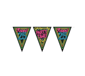 Paper Dreams Slinger 25 jaar Neon | 10mtr Paper Dreams Slinger 25 jaar Neon | 10mtr