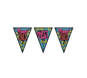 Paper Dreams Neon 30 Years Garland | 10 meters
