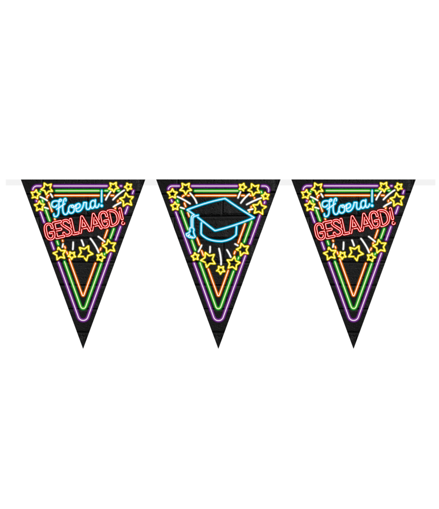 Paper Dreams Graduation Neon Garland | 10 meters
