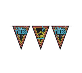Paper Dreams Neon Welcome Home Garland | 10 meters