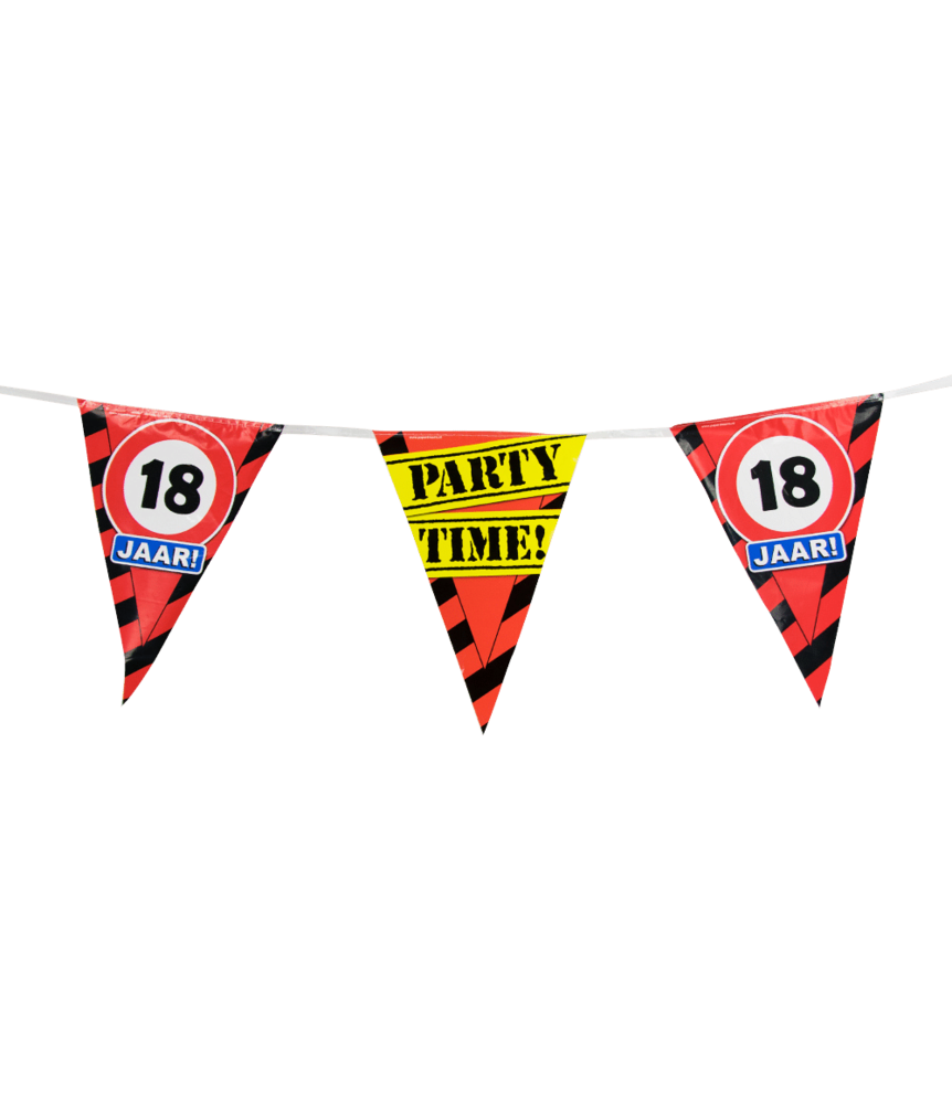 Paper Dreams Garland 18 years Traffic Sign | 10 m Paper Dreams Garland 18 years Traffic Sign | 10 m