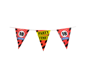 Paper Dreams Garland 18 years Traffic Sign | 10 m