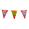 Paper Dreams Panneau de signalisation « Guirlande 21 ans » | 10 m