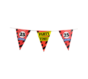 Paper Dreams Garland 25 Years Traffic Sign | 10 m Paper Dreams Garland 25 Years Traffic Sign | 10 m