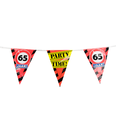 Paper Dreams Verkehrsschild „Garland 65 Jahre“ | 10 m